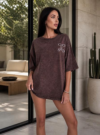 Футболка New Season FV042 brown - делук
