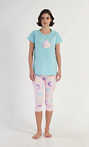 Пижама Trikotag T485 l.blue - делук