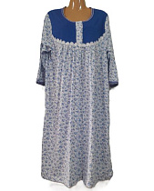 Ночнушка Akvarel A198 l.blue - делук