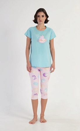 Пижама Trikotag T485 l.blue - делук