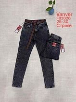Джинсы Vanver F82026 black - делук