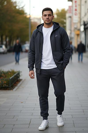 Костюм Спорт Delviago DL630 d.grey - делук