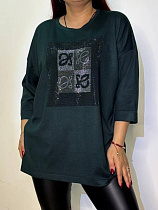 Туника Kosta 7725-48 green - делук