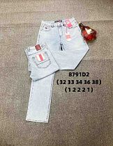 Джинсы Vanda 8791D2 l.blue - делук