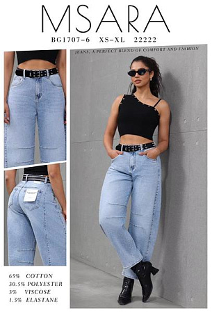 Джинсы Jeans Club BG1707-6 l.blue - делук