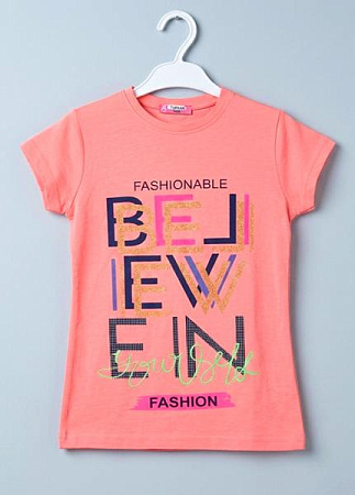 Футболка Dino DN571 peach - делук