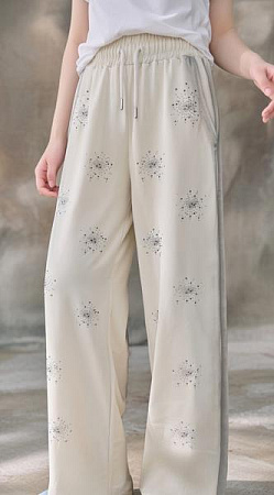 Штаны Спорт Karon 7217 beige - делук