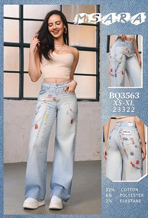 Джинсы Jeans Club BQ3563 l.blue - делук