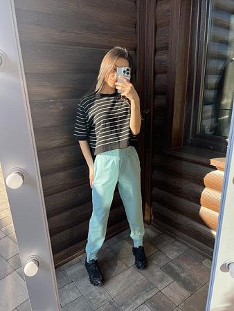 Штаны Спорт Valentina 205 l.blue - делук
