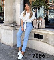 Джинсы Jeans Style 7086 l.blue - делук