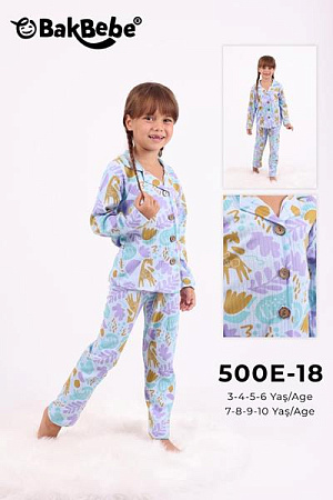 Пижама Meloria 500E-18 lilac (3-6) - делук