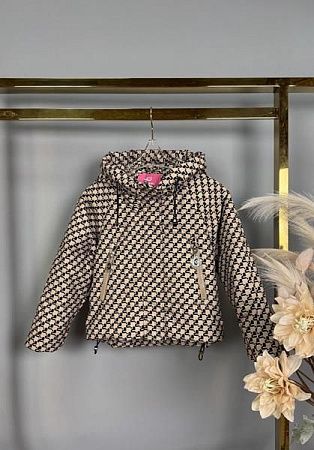 Куртка Delfinka HL909 beige - делук