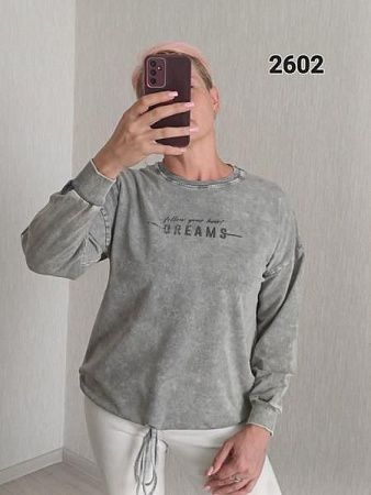 Свитер Fsn 2602 grey - делук
