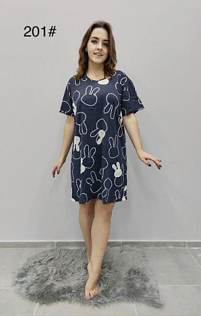 Ночнушка Anion 201 navy - делук