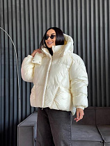 Пуховик Trend 2538 l.beige - делук