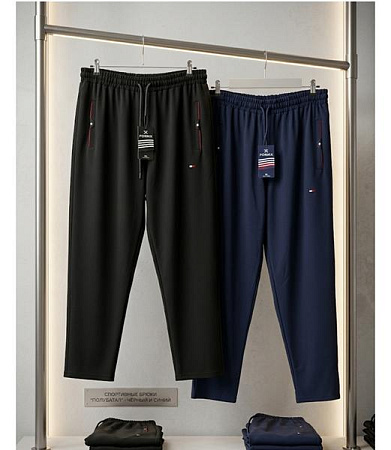 Штаны Спорт Style M.Clothes SM35 black - делук