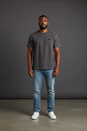 Футболка 2Bro 25038 grey - делук