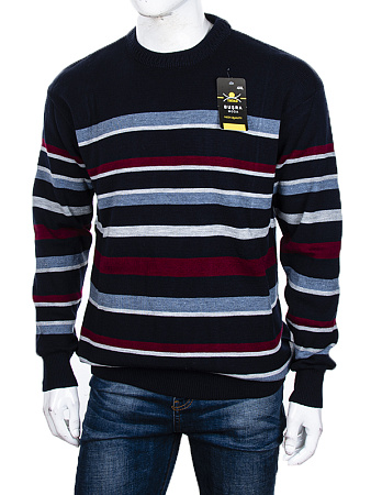 Свитер Abdo Полоска d.blue батал - делук