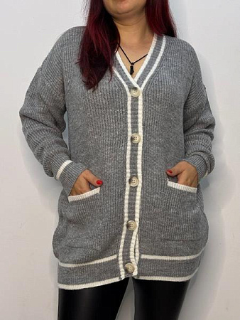 Кофта Kosta 571 grey - делук