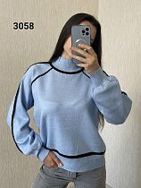 Свитер Fsn 3058 l.blue - делук