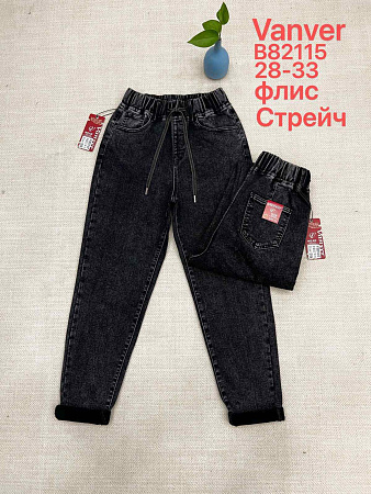 Джинсы Vanver B82115 black - делук