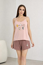 Пижама Trikotag 611087 pink - делук