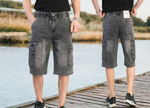 Шорты Lili 19190 grey - делук