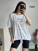 Футболка Fsn 7049 white - делук