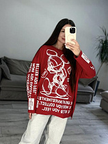 Свитер S.Style 93 red - делук