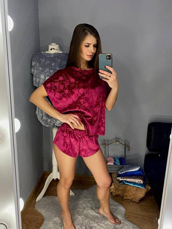 Пижама Gull G212 wine - делук