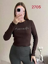 Свитер Fsn 2705 brown - делук