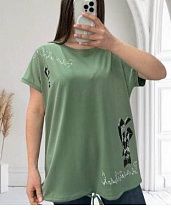 Футболка Levisha 25308 khaki - делук