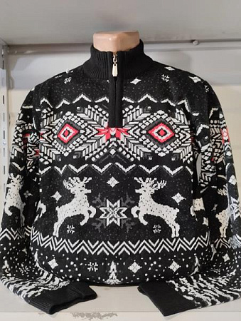 Свитер Panda 1450 black - делук