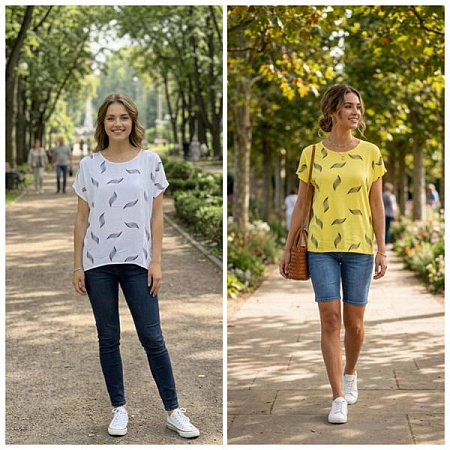 Футболка Orange Chinese 340 white - делук