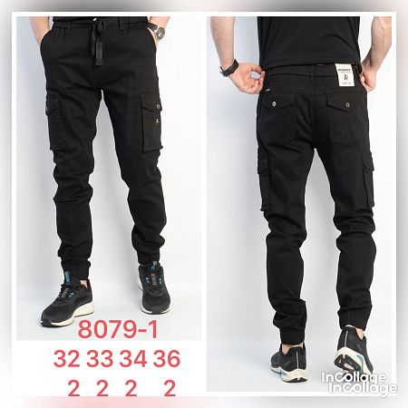 Джинсы God Baron 8079-1 black - делук