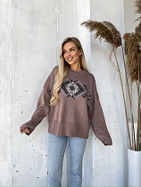 Свитер Liza Brend 1103 beige - делук