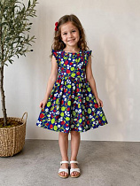 Платье Fili Kids FK1877 navy - делук