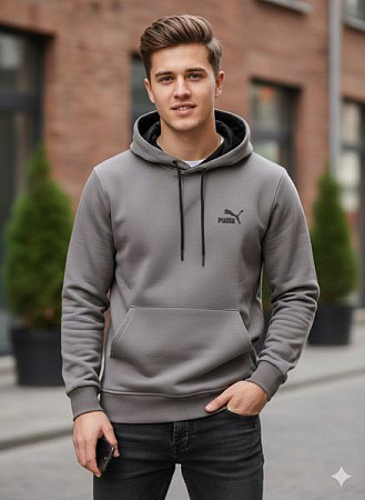 Худи Moranny MR520 grey - делук