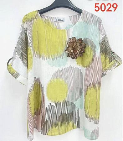 Футболка Lida 5029 yellow - делук
