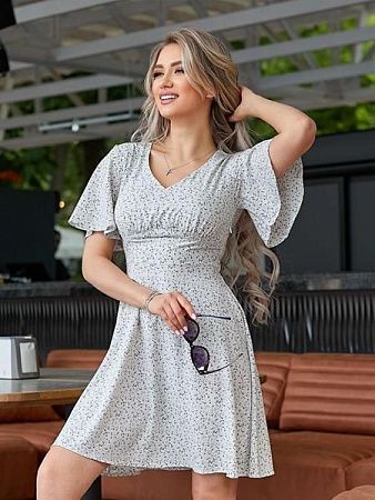 Платье Deliv 560 grey - делук