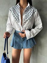 Рубашка New Season 8411 white Рубашка New Season 8411 white - делук
