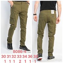 Джинсы God Baron 8086-4 khaki - делук