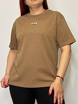 Футболка Kosta H538 d.beige - делук