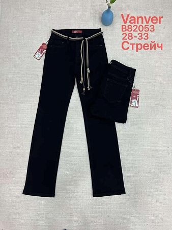 Джинсы Vanver B82053 black - делук