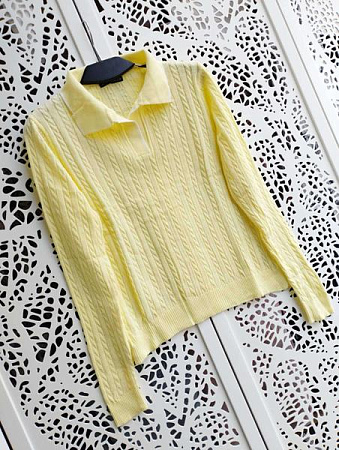 Кофта Lora LR1057 yellow - делук