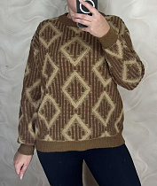 Свитер Levisha 25409 brown - делук