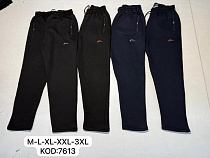 Штаны Спорт Cramp 7613 navy-orange - делук