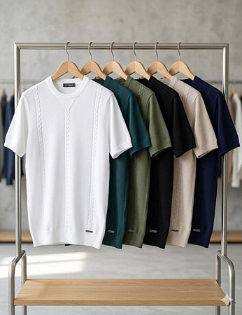 Футболка Moranny MR936 black - делук