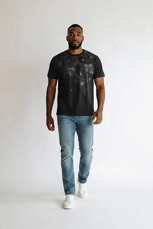 Футболка 2Bro 26102 black - делук