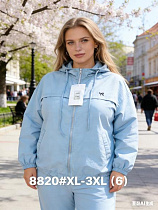 Ветровка Jacket 8820 l.blue - делук